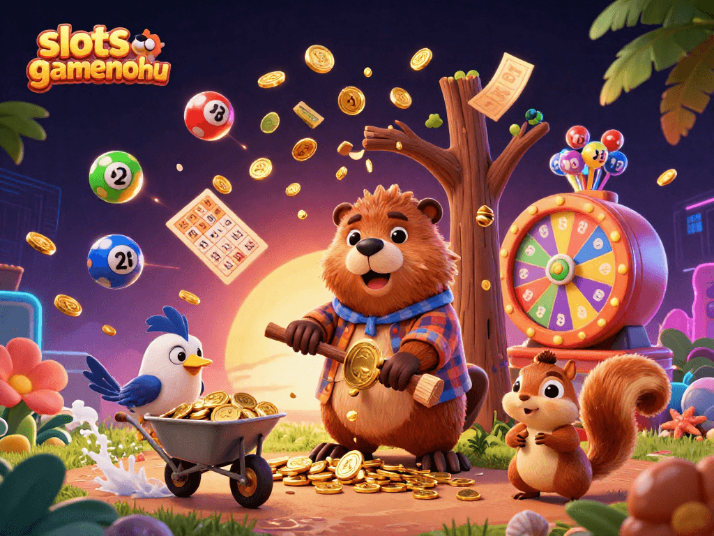 Experience thrilling wins and golden jackpots with slotgamenohu's vibrant 3D casino adventure.