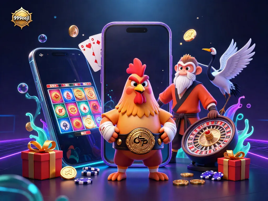 Engage with the vibrant 999eejl online casino scene featuring dynamic characters and immersive gaming elements.