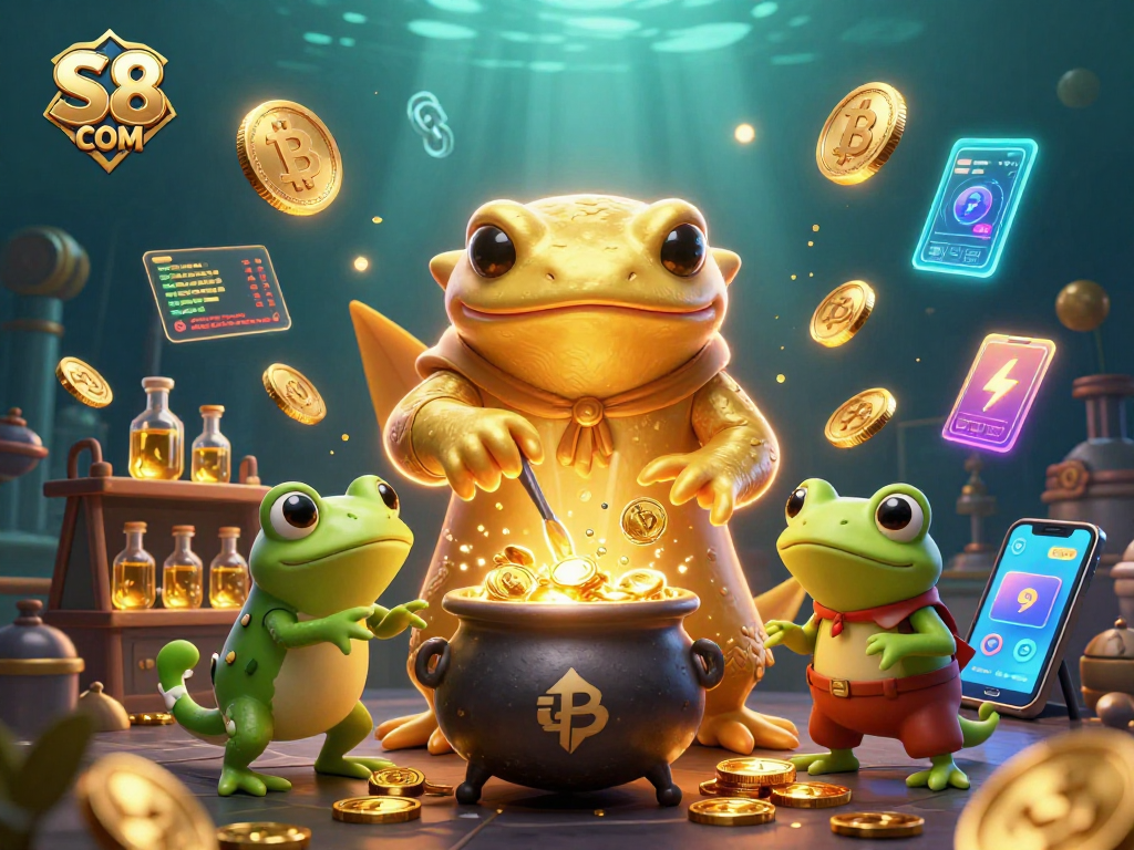 Engage with the exciting world of S8 COM while enjoying a rich underwater casino setting.