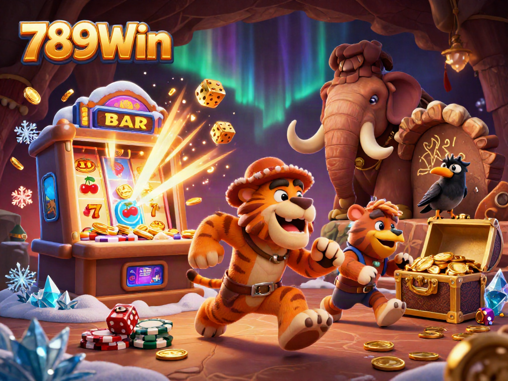 Immerse in 789Win's thrilling prehistoric casino experience with vibrant elements and jackpot excitement.