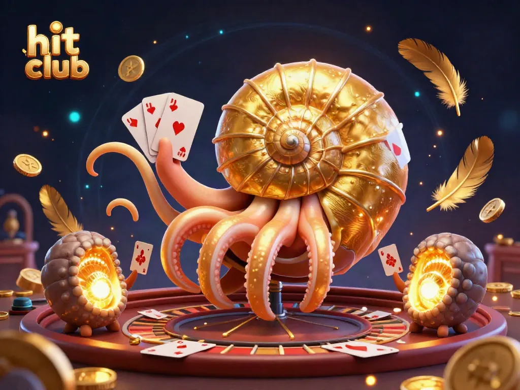 Experience the thrill of hit club gaming with dynamic casino elements in a vibrant 3D scene.
