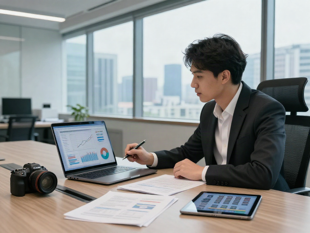 Financial advisor discussing how to deposit 10k effectively in a modern office