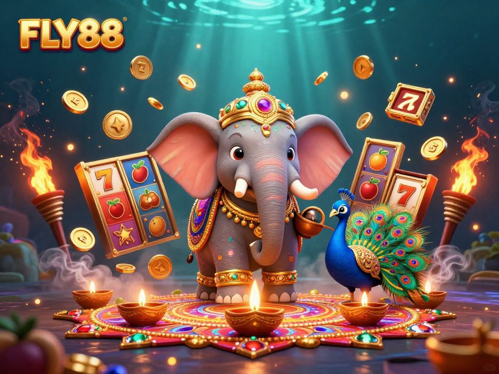 Play exciting slots with FLY88 featuring vibrant graphics and dynamic gameplay elements.