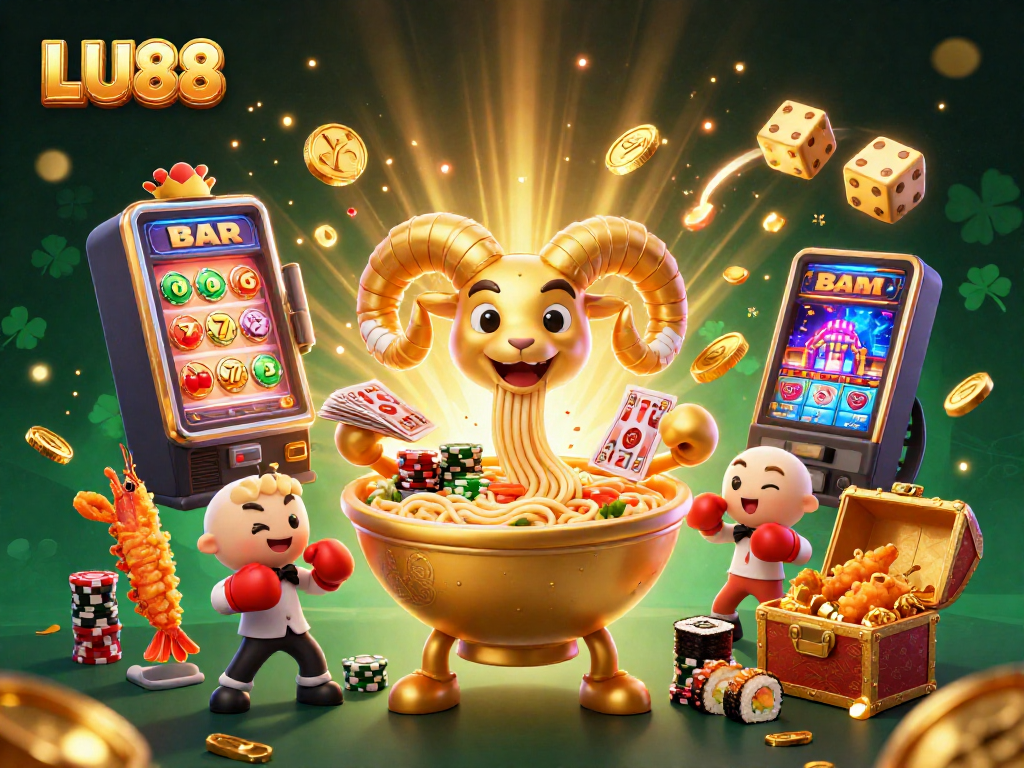 LU88 offers a vibrant casino experience with animated characters, jackpot slots, and lively gameplay.