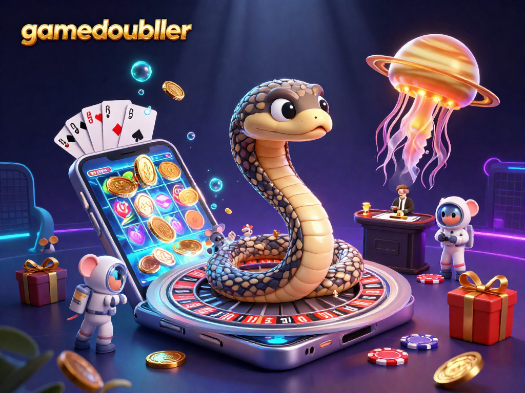 Spin thrilling bets at gamedoubler with cosmic casino games featuring a roulette and engaging characters.