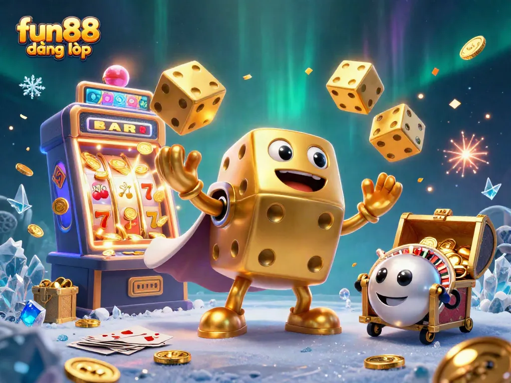 Experience fun88 đăng nhập with vibrant casino scenes featuring exciting games and jackpots.