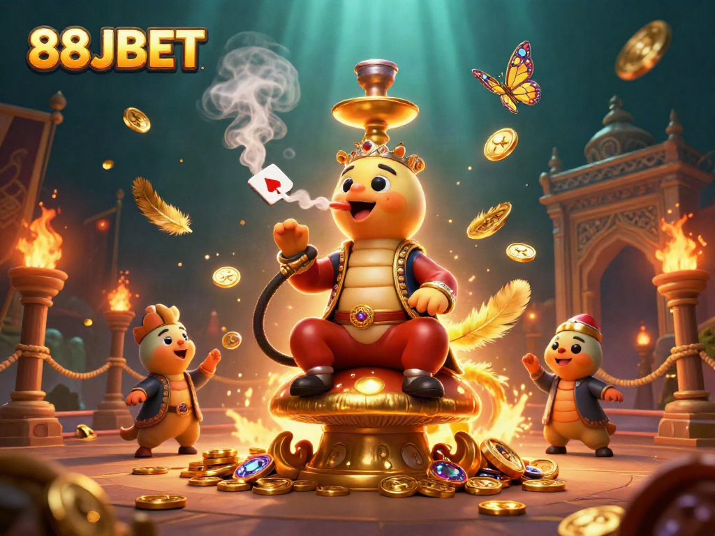 Engage with 88JBET in a vibrant casino experience showcasing lively gaming elements.