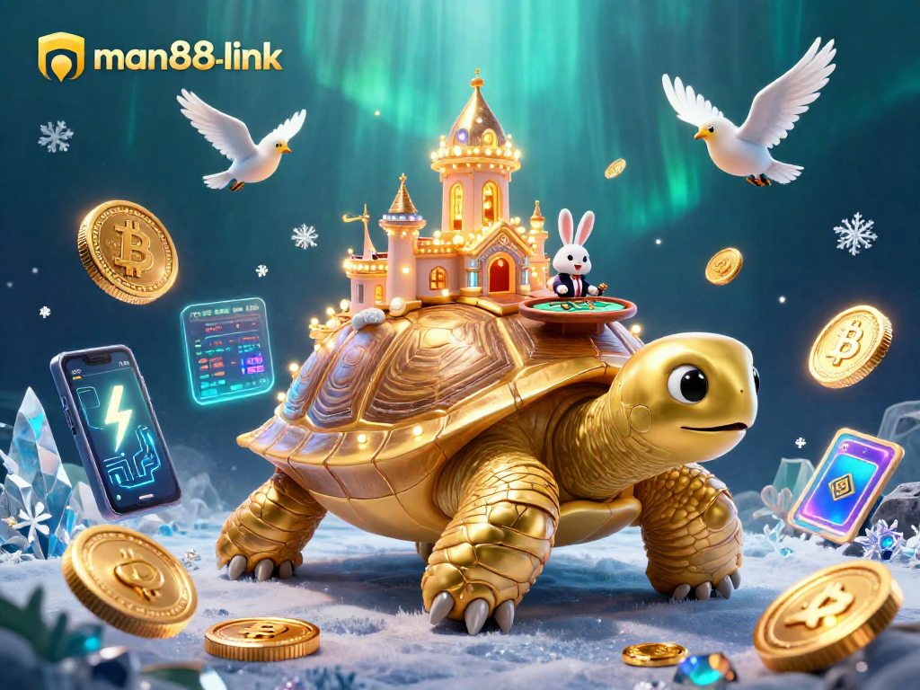 Enhance your gaming experience at man88-link with vibrant 3D casino elements and crypto excitement.