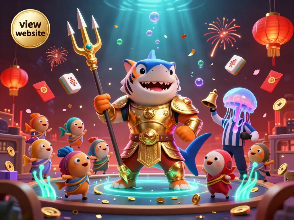 Engage with the thrilling underwater casino scene showcasing the tiger shark gladiator. View website for immersive gaming experiences.