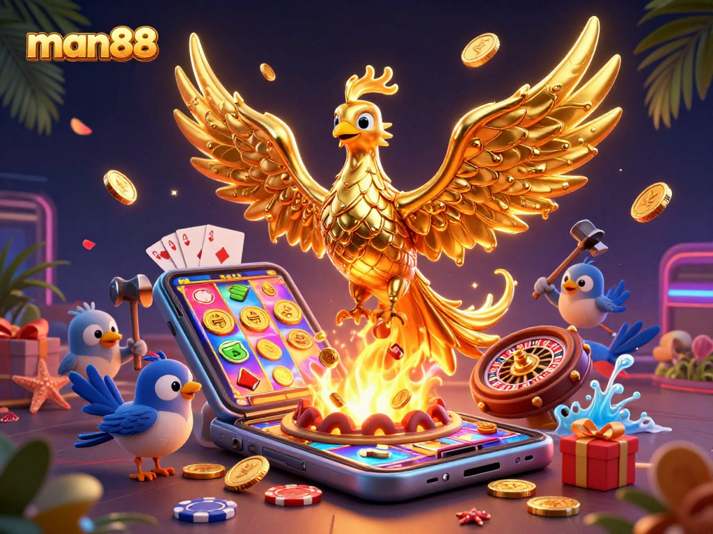 Spin to win with man88's dynamic gaming experience featuring slot games and casino thrills.