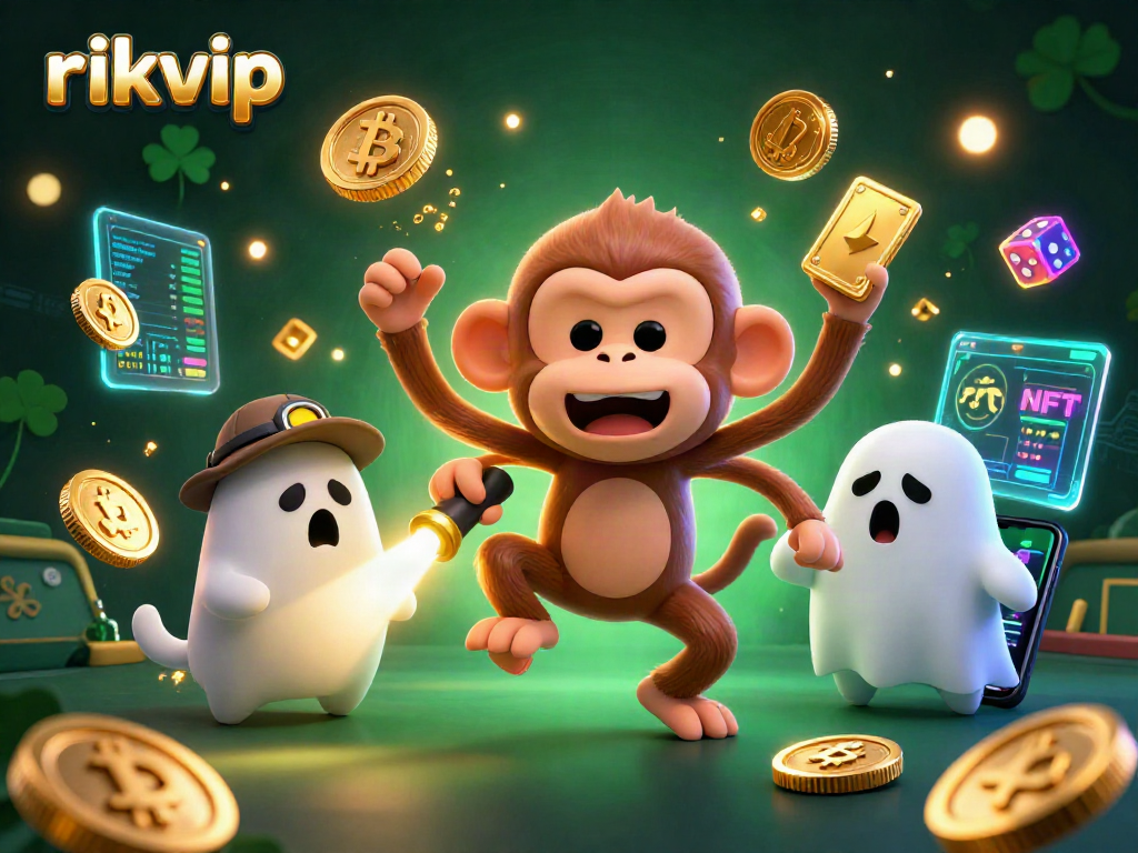 Experience the thrilling action on rikvip with a playful poltergeist monkey and a curious ghost-hunter puppy.