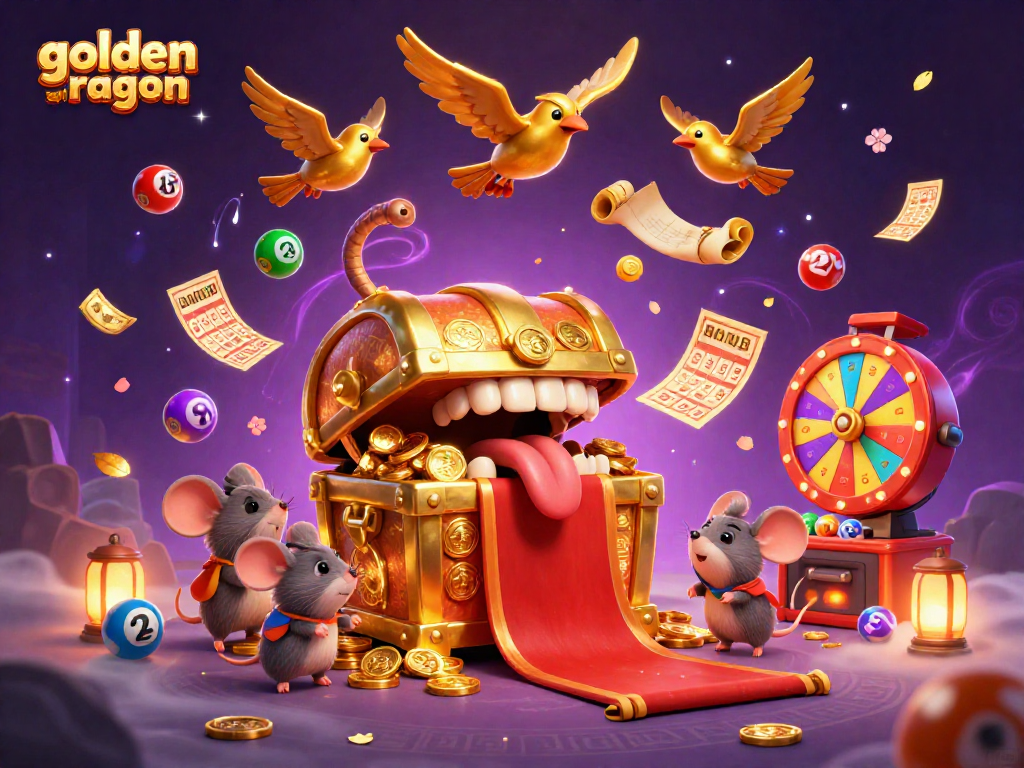 Spin and win with golden dragon online in this vibrant and detailed 3D casino scene!
