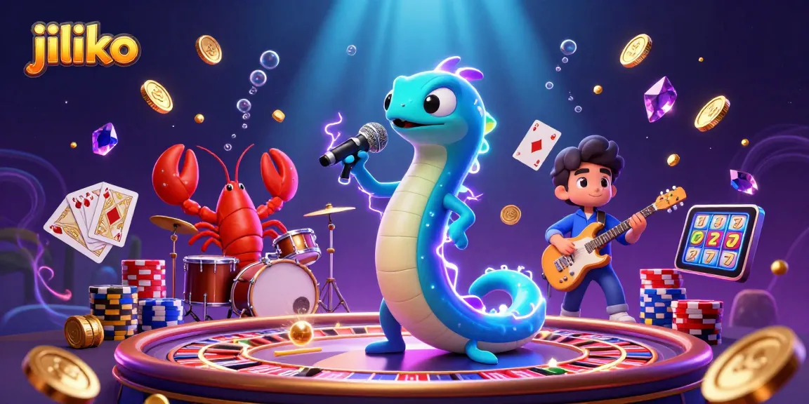 Experience thrilling games at jiliko with an electric eel DJ and vibrant underwater casino scene.