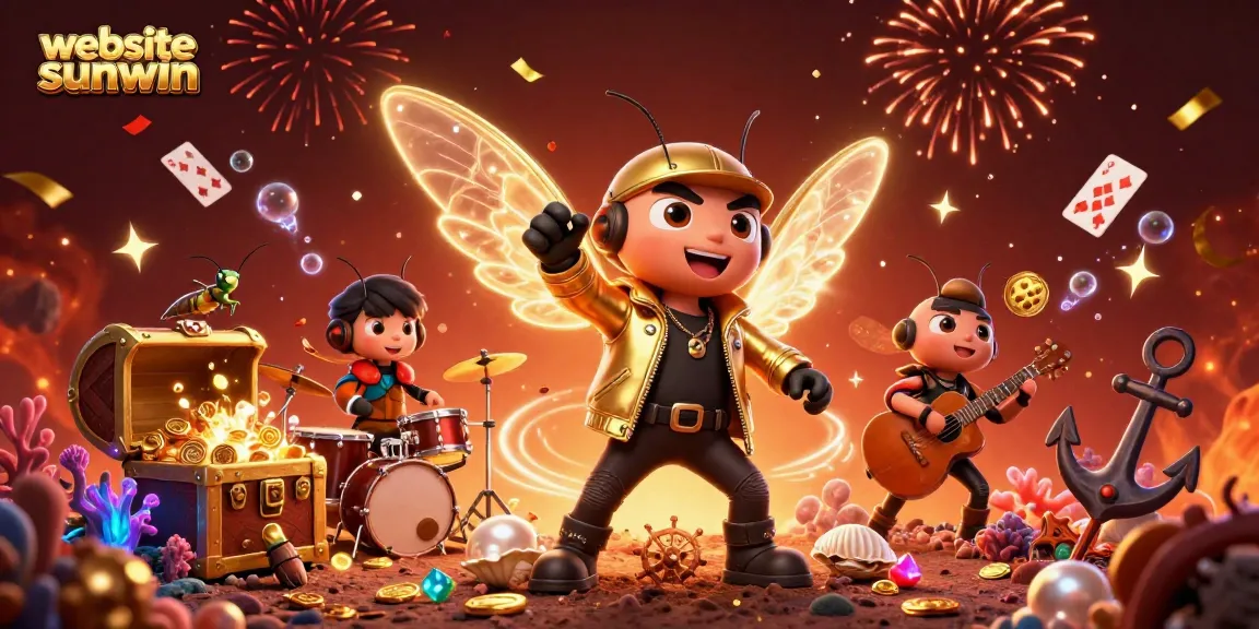 Experience exciting gameplay with website sunwin as characters celebrate in a vibrant casino setting.