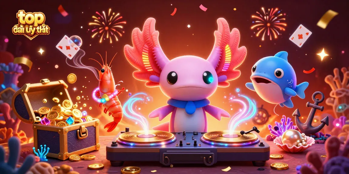 Experience top nhà cái uy tín with vibrant casino-themed 3D illustration showcasing dynamic characters and game elements.