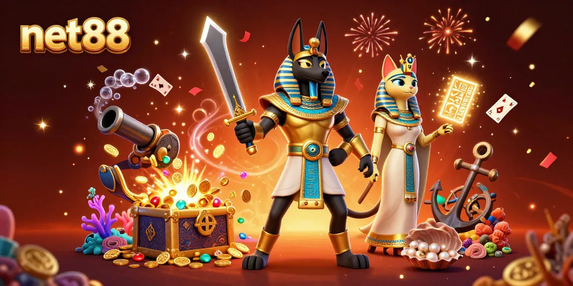 Win big on net88 with the excitement of ancient Egyptian-themed casino adventure.