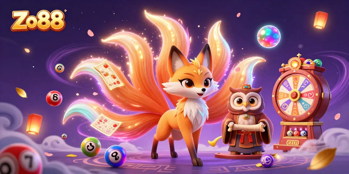 Experience winning opportunities with Zo88's colorful lottery scene and rich 3D illustration.