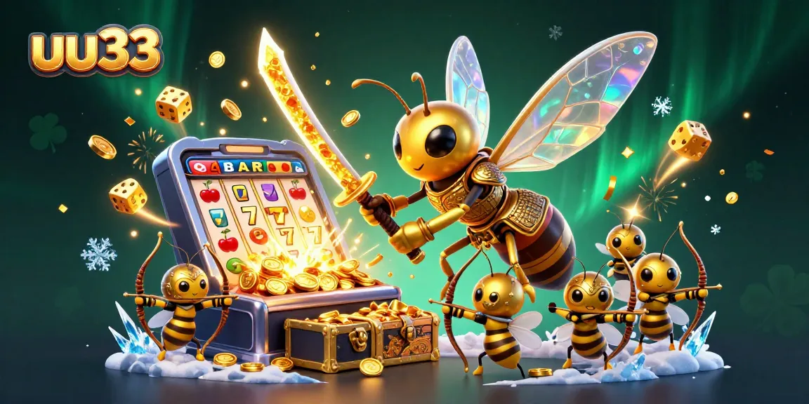 Experience the thrilling jackpots at uu33 with vibrant 3D cartoon casino elements bursting with excitement.
