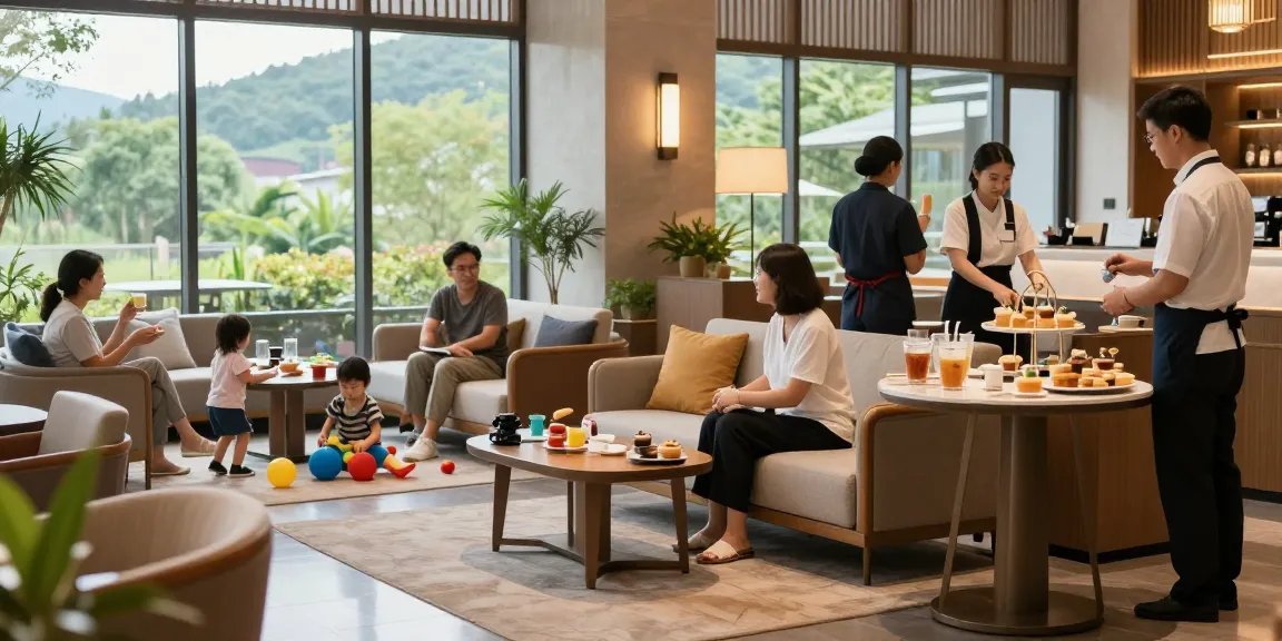 Enjoying relaxation at ROKOK88 hotel with family, highlighting rokok88 rtp experiences.